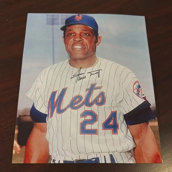 Mets Signed Photograph Willie Mays - Picture 1 of 1